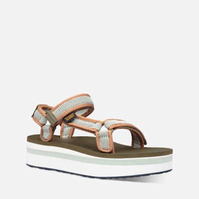 Teva Flatform Universal Mesh Print Women's Sandals South Africa - EST405729